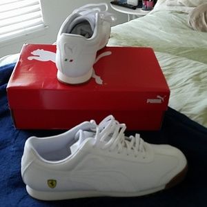 Puma Roma white sneakers